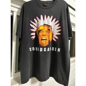 Soundgarden Black Hole Sun Vintage T-shirt Modern Reprint Brockum Tag